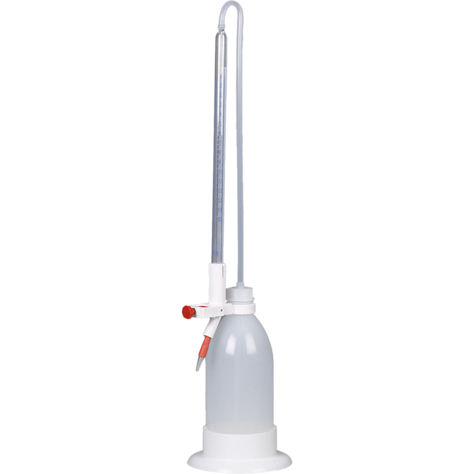 Splinter-proof titrating burette