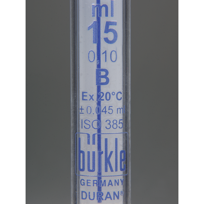 Splinter-proof titrating burette