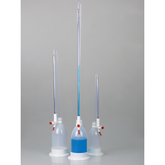 Splinter-proof titrating burette