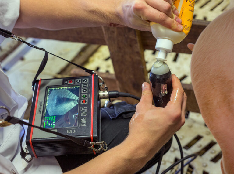 SonoFarm mini ultrasound scanner